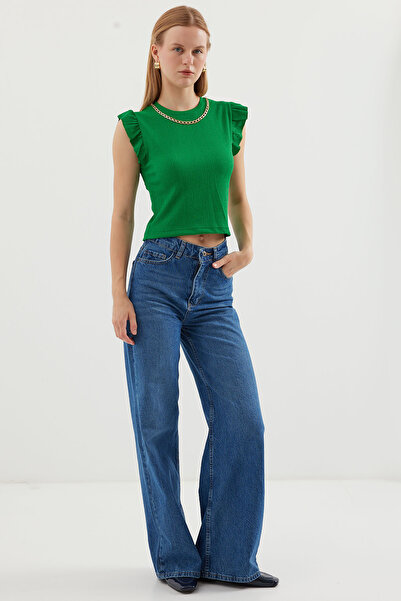 Bigdart 0430 Pletená halenka - Zelená