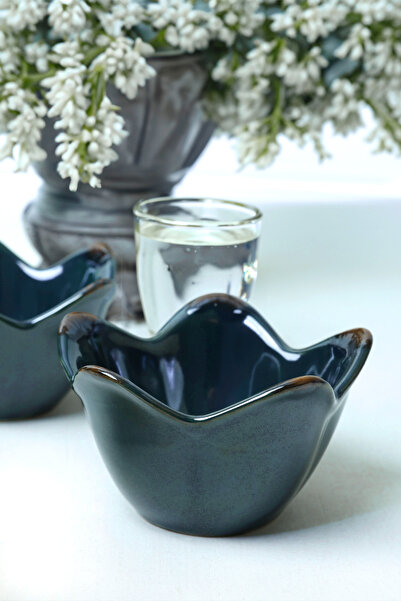 Keramika 12 cm Emerald Lily Snack Bowl - 6 Pieces