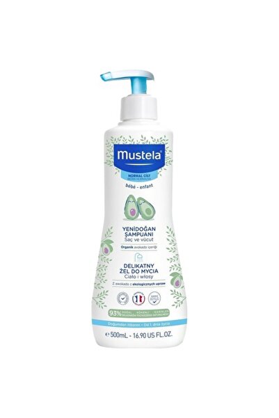 NW NessiWorld Mustela Dermo Cleansing Newborn Hair and Body Shampoo 500 ml