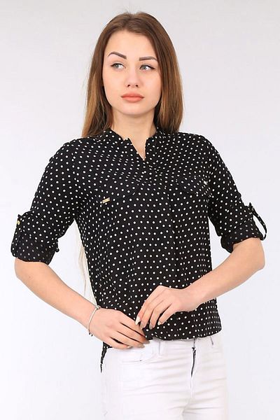 Bigdart 3455 Striped Shirt - F. Black