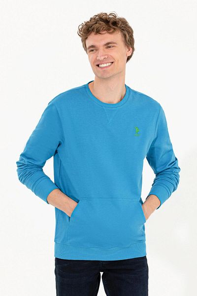 U.S. Polo Assn. Μπλε ανδρικό φούτερ