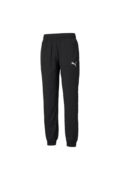 Puma بنطلون أسود منسوج للرجال - بنطلون رياضي، موديل نشط58673301