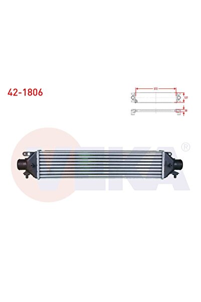 Genel Markalar TURBO RADYATORU (INTERCOOLER) FIAT DOBLO (152,263) 1.3 MJT 2010-