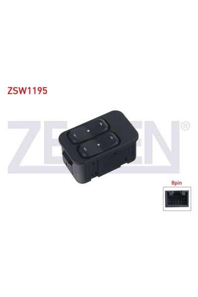 Genel Markalar CAM ACMA ANAHTARI CIFTLI TURUNCU ISIK 8 PIN OPEL ASTRA G - COR...