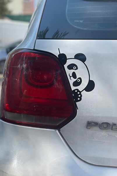 Banxtre Araba için Bagajdan Bakan  Panda Sticker Etiket Tüm Araçlara Uyumlu (...