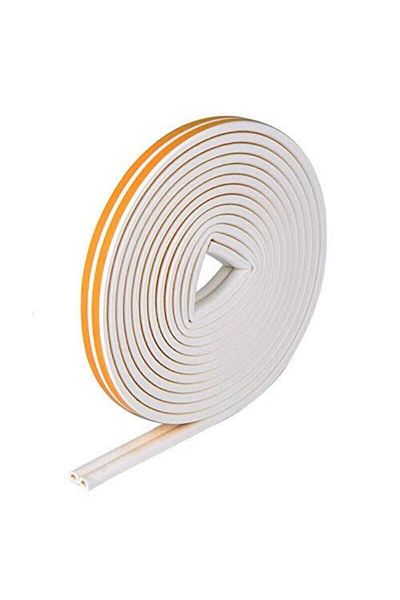Açık Dükkan Wuvera Door Window Rubber Insulation Tape Wick White 1 Mt X 2
