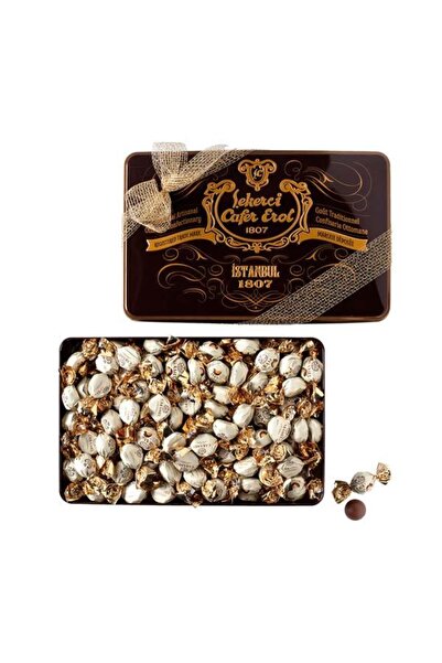 Şekerci Cafer Erol Çikolatalı Karamelli Şeker - Retro Teneke Kutu XL