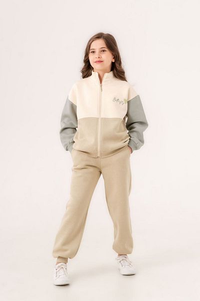 HAUSEkids طقم كارديجان على شكل فراشة للفتيات باللون الأخضر لعمر 6-9 سنوات