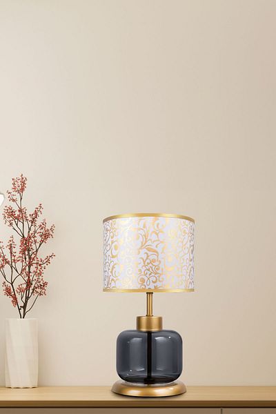 MINIMAL ETICARET VE BILGI TEKNOLOJILERI Glass Lampshade - Vivid Transparent Black