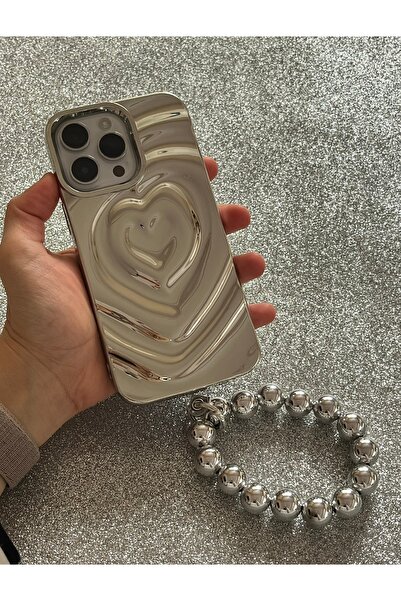 HYPERSOFT Iphone 15 Pro Max (6.7 inç) Uyumlu Bileklik Charm Aksesuarlı Parlak...