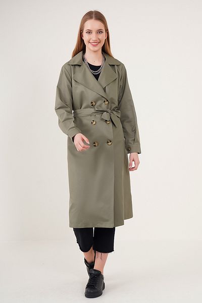 Bigdart 5853 Trench cu guler dublu - Çağla