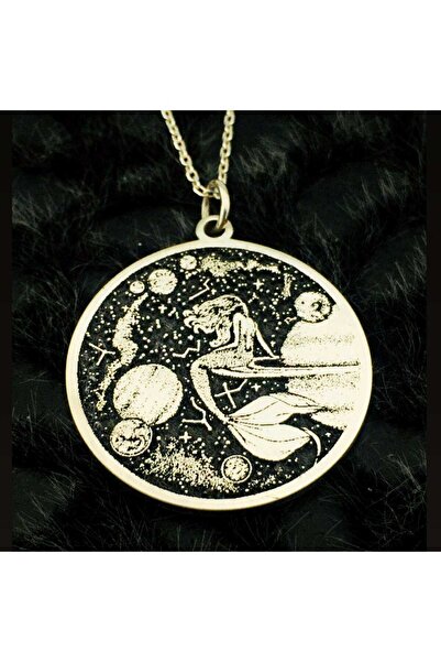 BUTİK GÜMÜŞ Gümüş Gezegenler, Uzay, Satürn, Venüs, Jüpiter, Mars Kolye (BG-KL...