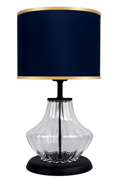 MINIMAL ETICARET VE BILGI TEKNOLOJILERI Prestige Transparent Black Glass Lampshade