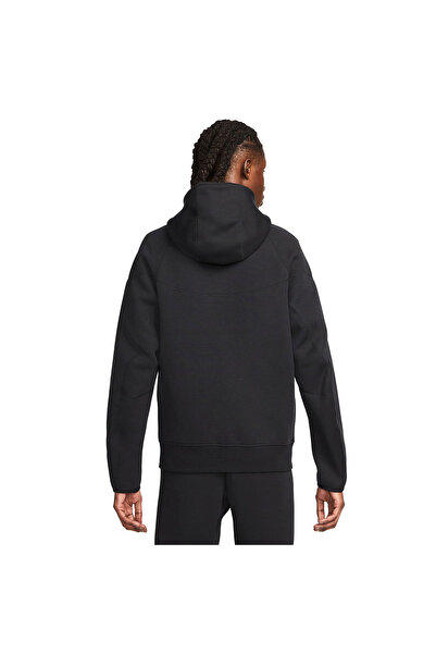 Nike Erkek Günlük Ceket M Nk Tch Flc Fz Wr Hoodie FB7921-010 Siyah