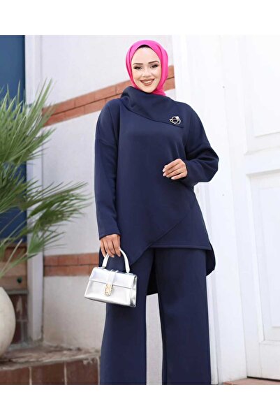 canan Scuba Kumaş Tunik Pantolon Alt Üst Takım