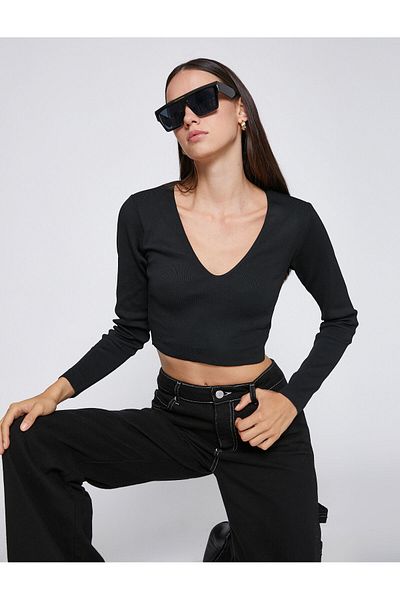 Koton Pulover Crop Knitwear