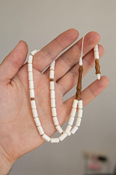 TESBİHKENTİ Kuka İmameli Capsule Grain Camel Bone Rosary