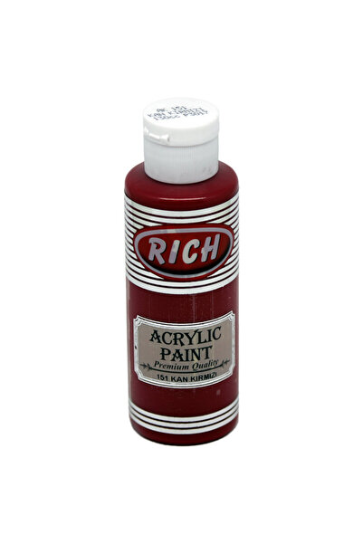 Rich Akrilik Boya 120 cc Kan Kırmızı 151