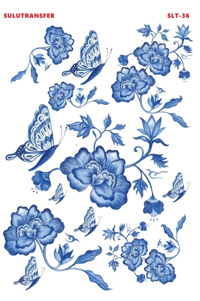 Buhobi نقل الزعفران المائي الخفيف مقاس 25 × 35 سم - SLT036