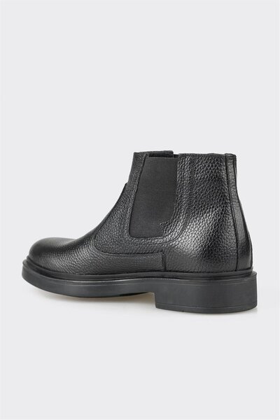 Elle Shoes Siyah Deri Erkek Günlük Bot