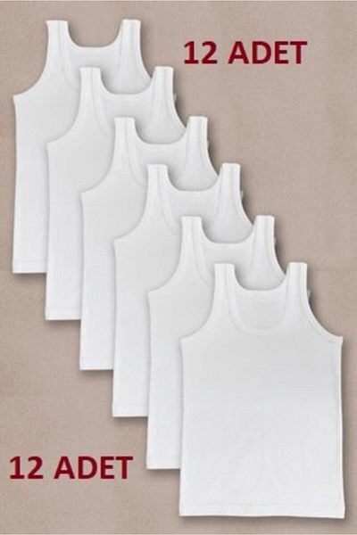KEYAL Seher Kids White 12 Piece Undershirt