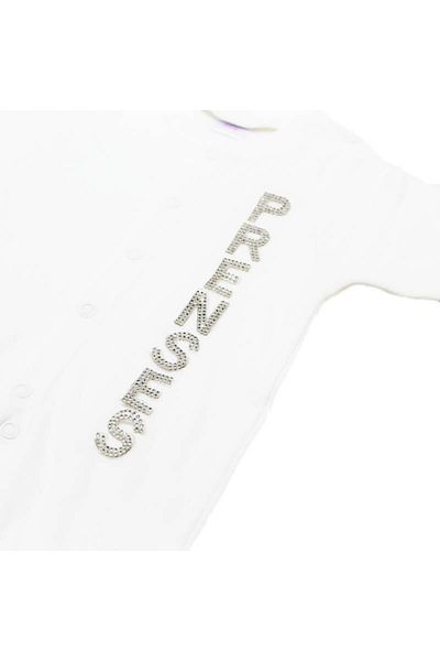 bidoluhobi Little Crystal Stone Princess Lettering