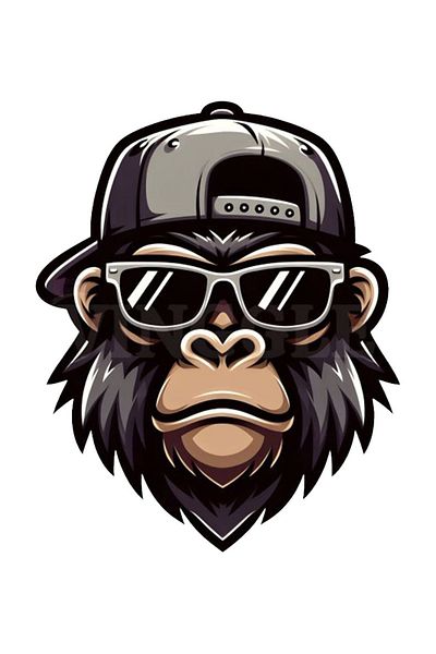 MegaSticker Autocolant bani 12x10 cm cu pălărie și ochelari - autocolant pentru mașină, motocicletă, cască, laptop, parbriz