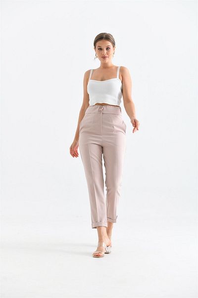 FTZ WOMEN Crep dublu bej pentru femei 30170