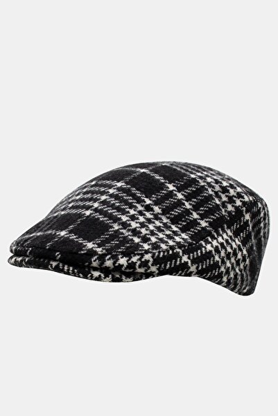 Külah قبعة شتوية مسطحة للرجال منقوشة من الصوف