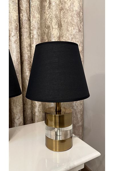 AbajurAksesuar Johnny Bronze Double Lampshade