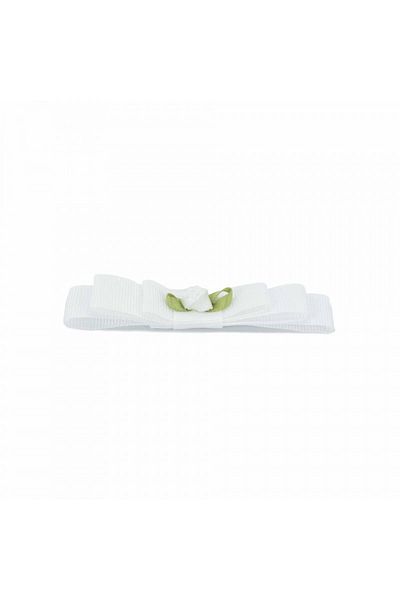 Turgut Brode Fundă din grosgrain cu flori din satin