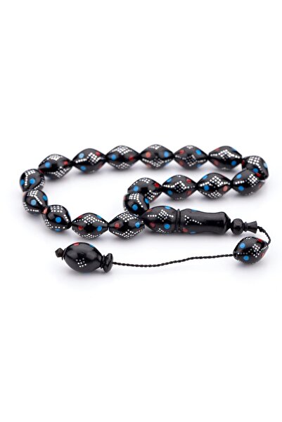 TESBİHKENTİ 17 mărgele de rugăciune Kuka sculptate și brodate în detalii