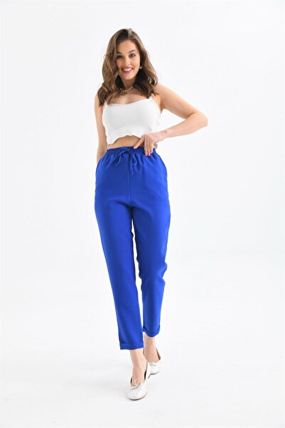 FTZ WOMEN Kadın Pantolon Saks Mavi 30410