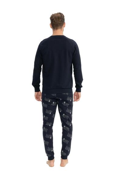 U.S. Polo Assn. U.S. Polo Assn. Erkek Uzun Kollu Yuvarlak Yaka Eşofman Pijama Takımı S25841