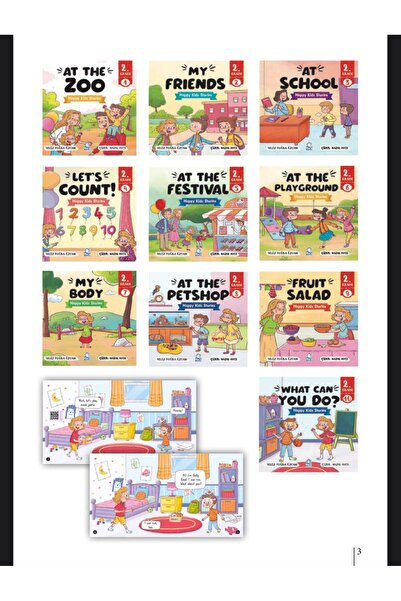 Mavi Kirpi Happy Kids Stories 2. Sınıf İngilizce Hikayeler (10 Kitap+Her Biri 24 Sayfa+Aktiviteli+Ses Destekli)