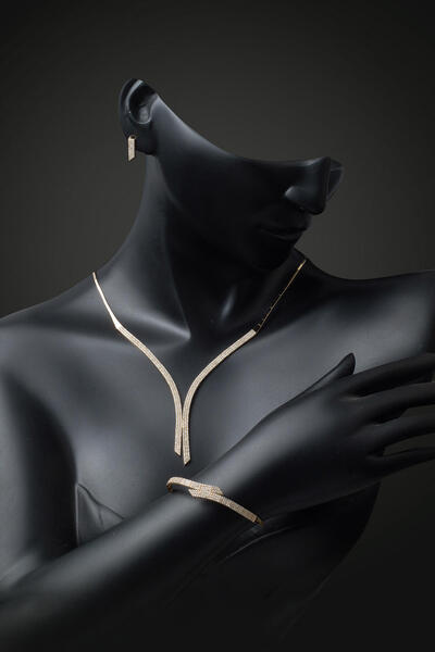 Bilezikci Su Yolu Sarı Altın Düğün Set Takımı