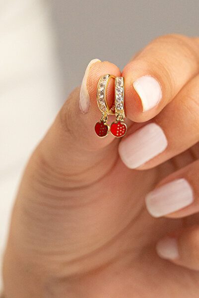 Çgk Çiğdem Gürel Kuyumculuk 14 Ayar Nar Çocuk Küpesi