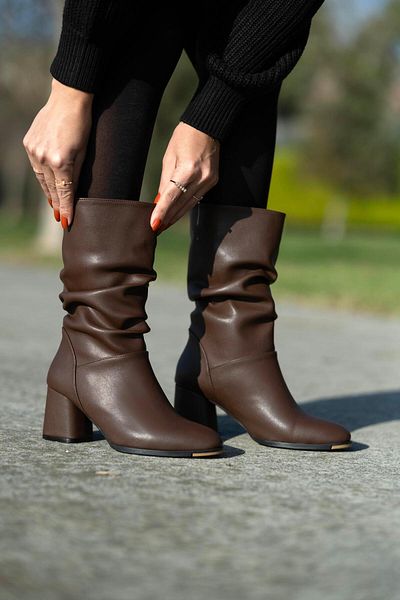 sovrana Μπότες με τακούνι Bitter Brown Bellows