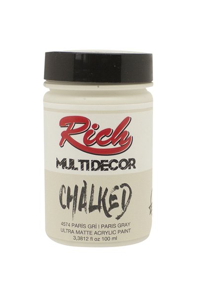 Rich Multi Decor Chalked Akrilik Boya 100 cc Paris Gri 4574