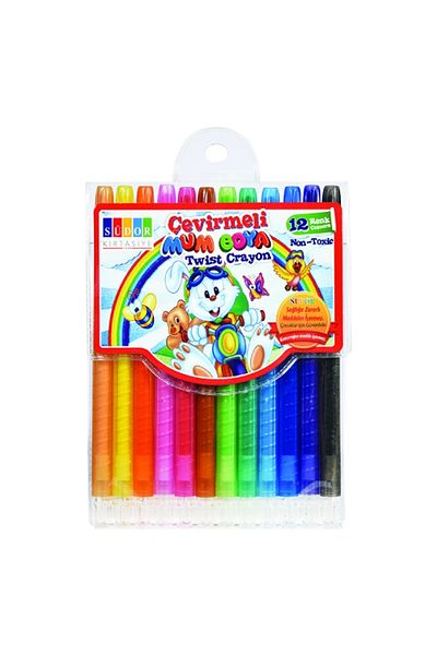 Südor Yb08 Rotating Crayon Set 12 Pieces