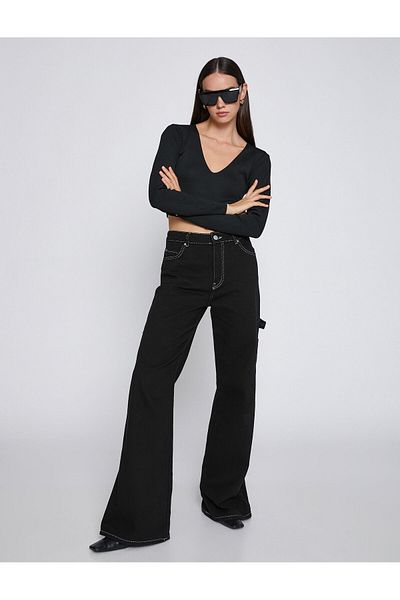 Koton Pulover Crop Knitwear