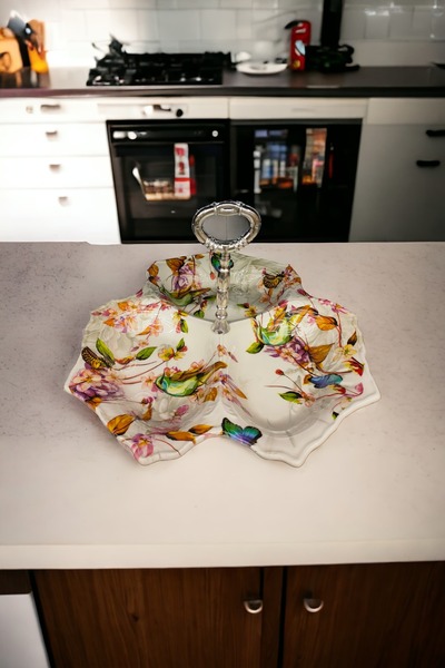 kurt41 TUTMALI 3 BÖLMELİ YNS Çerezlik  VE SUNUMLUK