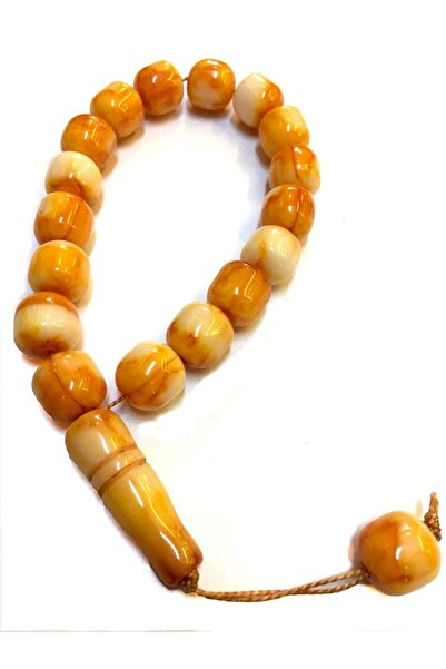 TESBİHKENTİ اللون الأبيض والأصفر 17 Efe Tesbih