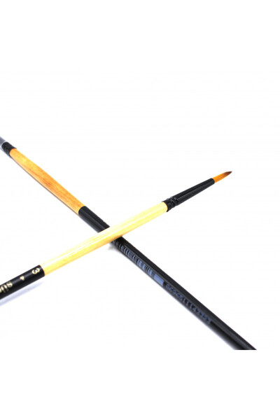 Südor Кругла щітка з заокругленим кінцем, серія 123, синтетична, № 3