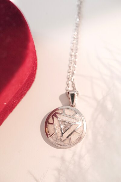 AŞIK ACCESSORIES Iron Man's Heart Kolye - 925 Ayar Gümüş
