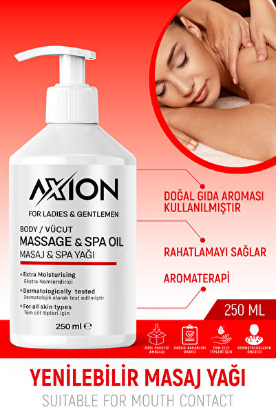 AXION AFRO DİZYAK MASAJ & SPA YAĞI ORMAN MEYVELİ YENİLEBİLİR / 250 ML