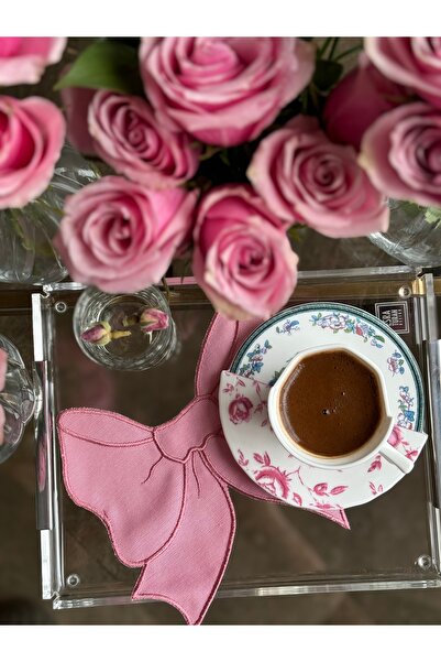 Matis Home Line قاعدة أكواب وردية مكونة من قطعتين