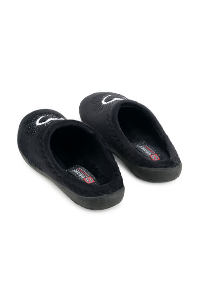 GEZER Papuci de iarnă pentru femei, cu design cu inimă brodat, cu talpă confortabilă, pentru grădină