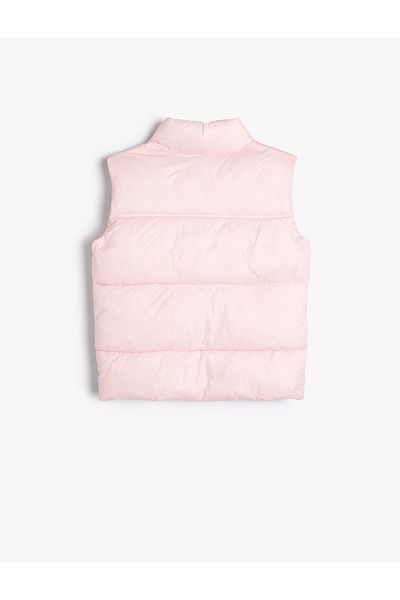 Koton Puffer Vest Stand Collar Zippered Pocket