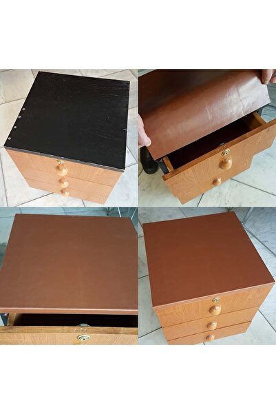 FIXALL ADHESIVE PRODUCTS Yapışkanlı Gerçek Suni Deri 45x50 Cm Renk KREM